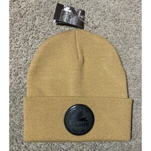 PAJAR Canada Bayshore Cuff Beanie Cap Winter Ski Hat Adult One-sz Camel Tan New!